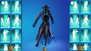 fortnite Deadeye Skin Showcase With Icon Series Dances & Emotes | Fortnite  Series