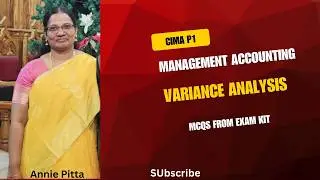 CIMA P1 Management Accounting Variance Analysis