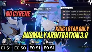 I JUST WANTED THE REWARDS... ANOMALY ARBITRATION 3.8 KING MODE CLEAR | HONKAI STAR RAIL