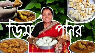 ডিম দিয়ে বানিয়ে নিলাম পনির  I Uncommon Egg Paneer Recipe I
