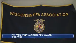 Portage student recognized as Future Farmers of America champion, addresses mental health