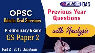 OAS General Studies | Paper 2 | Odisha Civil Services preliminary Exam | CSAT | OPSC Prelims 2020 |