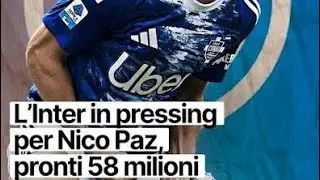 🛑 UDINESE 0 - 1 INTER 🛑 NICO PAZ NUOVO GIOCATORE DELL' INTER , THURAM DESTINAZIONE REAL MADRID🛑 