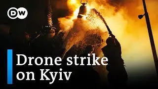 Russian drone attacks hit critical infrastructure in Kyiv | DW News