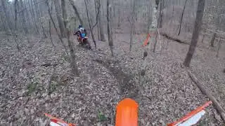 Back to the truck on the 125