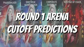 Ghost and Void Arena Cutoff Round 1 Predictions - Marvel Contest of Champions
