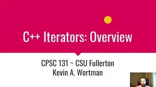 C++ Iterators: Overview