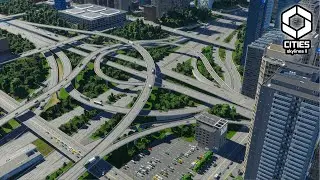 Building the MOST REQUESTED Interchange in Cities Skylines 2.