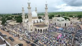 Images drone inauguration grande mosquée de porokhane 21 août 2020