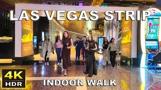 Las Vegas Strip Indoor Walking Tour | February 2026 | Caesars Palace to Mandalay Bay