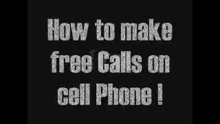 Hack a cell phone - make free calls