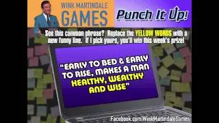 HOW TO WIN Wink Martindale Games &bull; Punch It Up 4-29-14