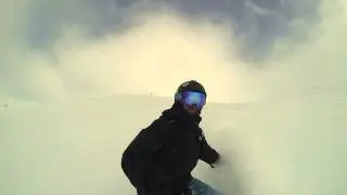 Glacier du Pissaillas at Val d' Isere on Powder Day!
