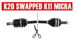 Custom Driveshafts for the K Swapped K11 Micra - Part 2