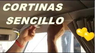 hacer cortinas caseras para furgoneta camper
