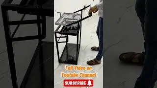 Smart BBQ Grill Stand | One Push = Rotation + Adjustable Heat! , Full video on YouTube channel