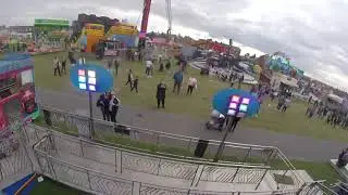 Hacketts top spin on ride Hartlepool headland carnival 2021