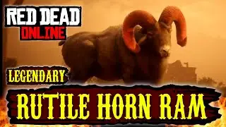 Red Dead Online New Legendary Rutile Horn Ram in RDR2 Online, RDO