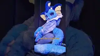 Big tails save lives #furry #eevee #vaporeon #pokemon #fursuit