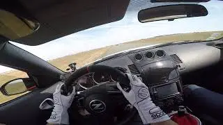 350z cammed trackday. Pure sound 8000rpm revving NA