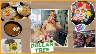 🔴Dollar tree haul/ 99 cent fall decor/Rajas con queso/ salsa el Diablo g&uuml;ero