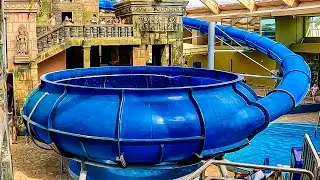 Funny Toilet BOWL Water Slide at Aquaworld Resort Budapest