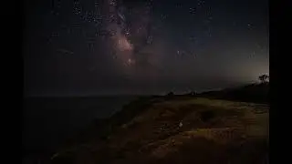 The Milky Way Over the bluffs of Montauk