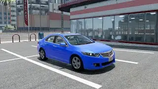 BeamNG.drive - Honda Accord 2.4 i-VTEC 2009 - Car Show Test Drive Crash .