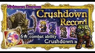 [FFRK] Nightmare Dungeon | Crushdown Record - FFIX Hill Gigas #329