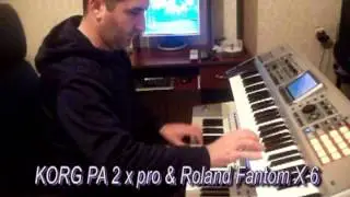Давид Багдасарян KORG PA 2x pro & Roland Fantom x 6 #Давидбагдасарян
