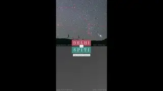Delhi vs Spiti Sky Light Pollution Comparison - Bortle 1 vs Bortle 9 India - Orion Constellation