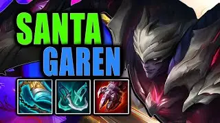 Santa Garen is the answer to all your problems - S15 Garen Top lane gameplay commentary