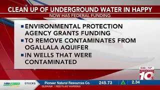 VIDEO: Environmental Protection Agency announces funding to treat water in Happy