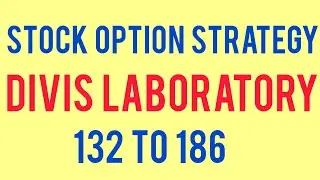 Stock Option buying Strategy. Divis Labs 132 to 186 Today. #trading #stockoptions 