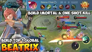 BEATRIX BEST BUILD 2023 IMORTAL | BUILD TOP 1 GLOBAL BEATRIX GAMEPLAY - MOBILE LEGENDS