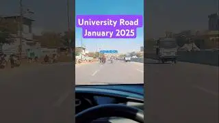 University Road |Red line project Karachi| | karachi Street View # karachi street view #skyline
