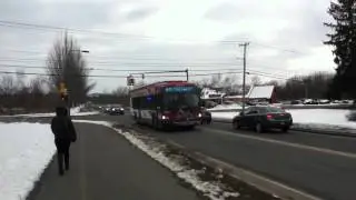 Brand new low-floor PVTA New Flyer bus #7802 (March 2012)