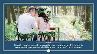 Wedding Reception Essentials&mdash;A Few Things To Consider