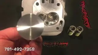 Cylinder head, Gx390, predator 420, 440, 460, WELDED 43/34 , big block mini drag bike