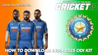 Cricket 19 &bull; How to Download Team India New ODI Kits 2025 in Cricket 19 &bull; Cricket 19 Tutorial