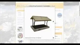 Made in USA platform birdfeeder and fly through birdfeeder