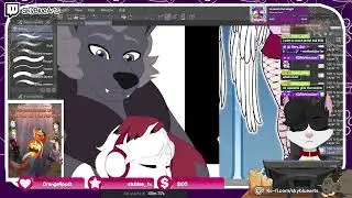 VOD | Progressive Art Day! (Commissions & Halloween / Autumn YCHs) | ART STREAM