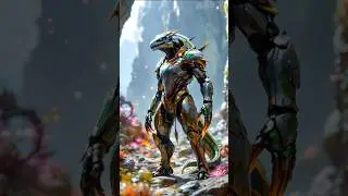 The Walking Inferno | AI Reptilian Firelord 🔥 #AIAnimation #MindForgeAI #FantasyBeast