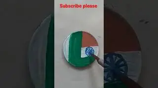 coin Indian flag and Pakistan flag painting drawing art