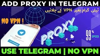 How to add proxy in telegram || set proxy in telegram || how to use telegram without vpn
