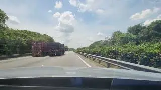 Drive Lebuhraya PLUS Expressway Ayer Keroh Toll Melaka 马六甲 馬六甲 மலாக்கா to Border of Negeri Sembilan