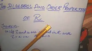 The Algebraic properties of R theorem a and b