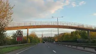 4K Drive UK || Driving in Chesterfield, Derbyshire