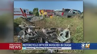 Suspected Drunk Driver Arrested After Crashing Into Arlington Police Motorcycle