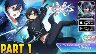 Sword Art Online Variant Showdown - Gameplay Walkthrough Part 1 - The Black Swordsman (Android/iOS)